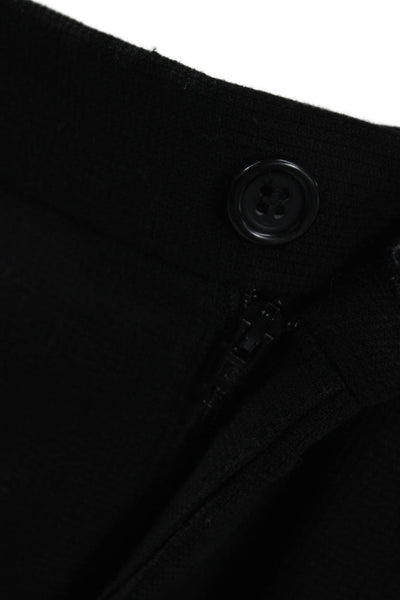 Zara Mens Dress Pants Black Polyester Button Size 42