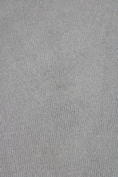 Zara Mens Pullover Sweater Gray Viscose Crew Neck Long Sleeve Solid Fall Size S