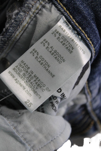 AG Adriano Goldschmied Women Skinny Jeans High Rise Blue Inseam 26 Size 25
