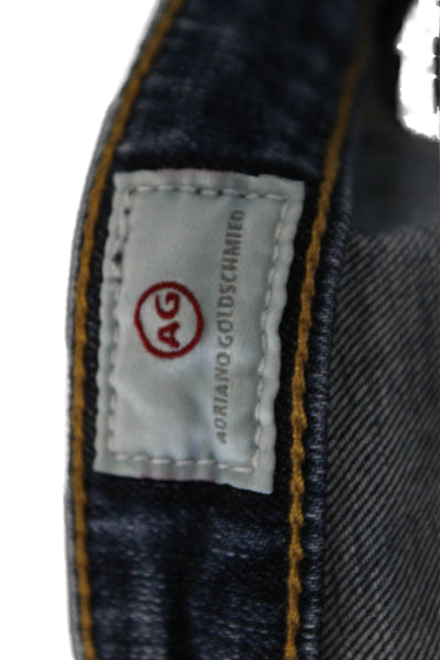 AG Adriano Goldschmied Womens Skinny Jeans Blue Low Rise Cotton Size 25