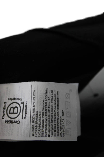 Athleta Womens Black Ankle Leggings Nylon Size L