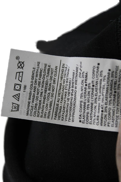 Athleta Womens Black Ankle Leggings Nylon Size L