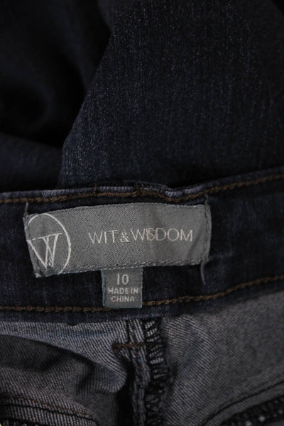 Wit & Wisdom Womens Skinny Jeans Blue Mid Rise Size 10
