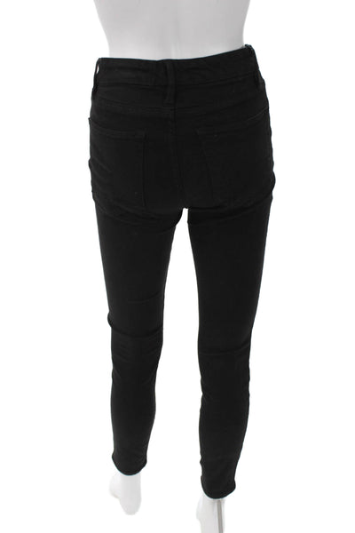 Frame Womens Skinny Jeans Black Size 26