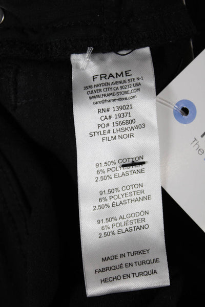 Frame Womens Skinny Jeans Black Size 26