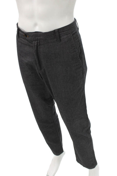 Ted Baker London Mens Dress Pants Gray Cotton Button Size 34
