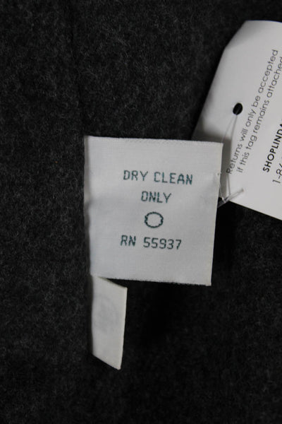 Bill Blass Men Black Trench Coat 80% Acrylic Size 44