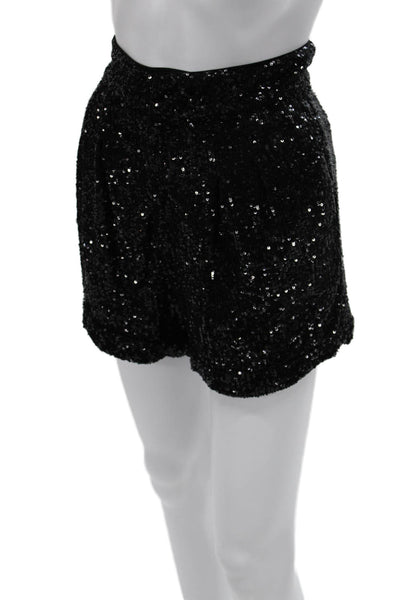 Generation Love Womens Hot Pants Black Polyester Size S