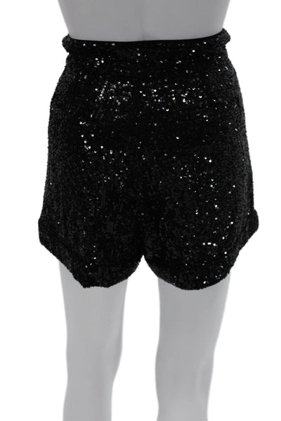 Generation Love Womens Hot Pants Black Polyester Size S