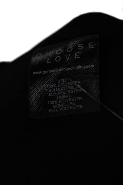 Generation Love Womens Hot Pants Black Polyester Size S