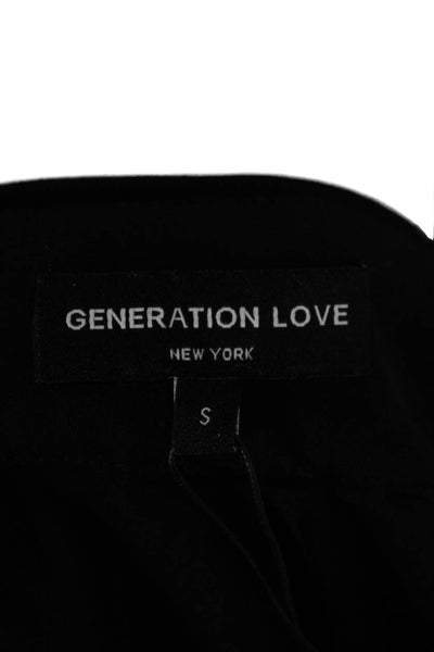 Generation Love Womens Hot Pants Black Polyester Size S