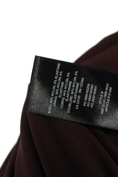 Babaton Womens Basic Sleeveless Round Neck Red Tank Size S