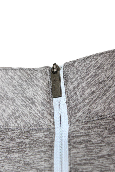 Peter Millar Mens Pullover Gray Mock Neck Zip Long Sleeve Size L