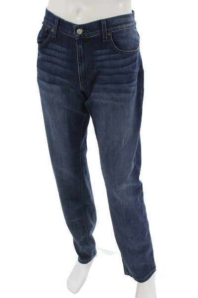 Joes Mens Straight Jeans Blue Cotton Size 34