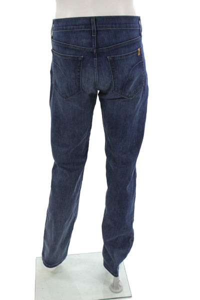 Joes Mens Straight Jeans Blue Cotton Size 34