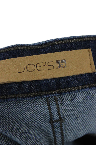 Joes Mens Straight Jeans Blue Cotton Size 34