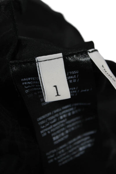Dorothee Schumacher Women A-Line Skirt Black Polyester Zip Knee Length Size 1