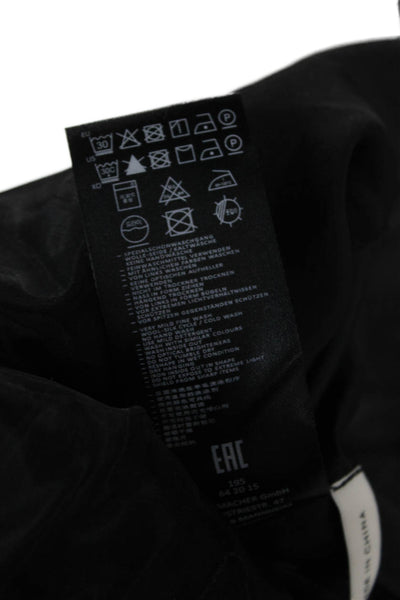 Dorothee Schumacher Women A-Line Skirt Black Polyester Zip Knee Length Size 1