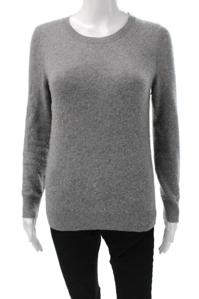 Nordstrom Womens Gray Cashmere Pullover Crew Neck Long Sleeve Size XS