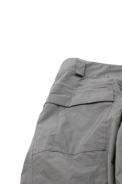 Burton Unisex Adults Snow Pants Gray Nylon Button Size S