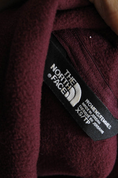 The North Face Womens Red Cowl Neck Pullover Sweatshirt Long Sleeve Size XS