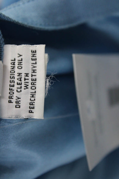 Bill Blass Womens Straight Pencil Skirt Knee Length Blue Polyester Size 8