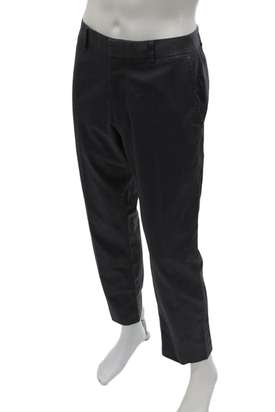 Bonobos Mens Chino Pants Gray 100% Cotton Solid Zip Fly Inseam 32 Size 34