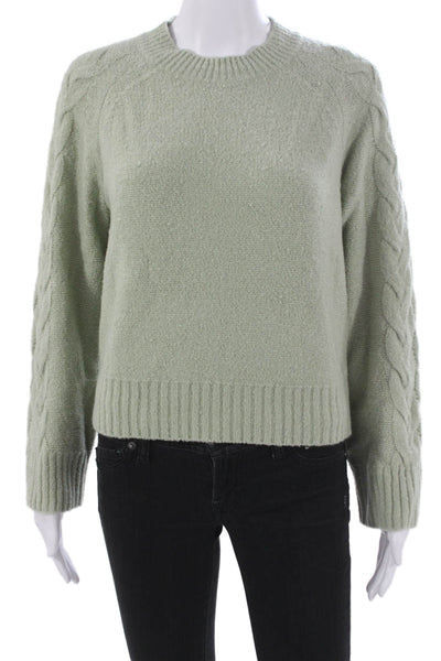 J Crew Women Pullover Sweater Cashmere Green Size S