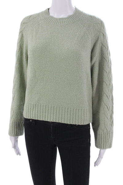J Crew Women Pullover Sweater Cashmere Green Size S