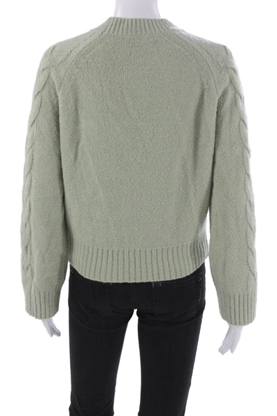 J Crew Women Pullover Sweater Cashmere Green Size S
