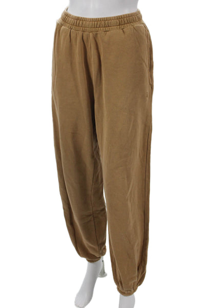 Ksubi Unisex Adults Brown Cotton Jogger Pants Pull On Size S