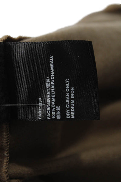 Lafayette 148 New York Women Camelhair Beige Dress Pants Zip Size 12
