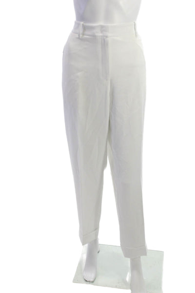 Lafayette 148 New York Women Ankle Pants White Size 12