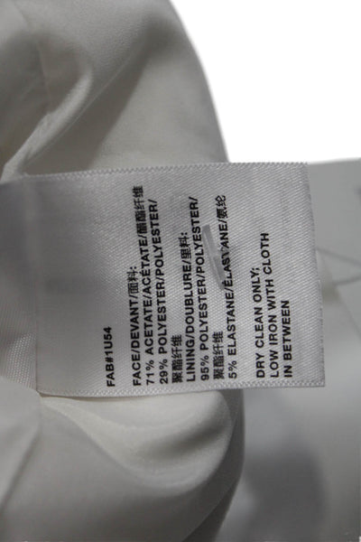 Lafayette 148 New York Women Ankle Pants White Size 12