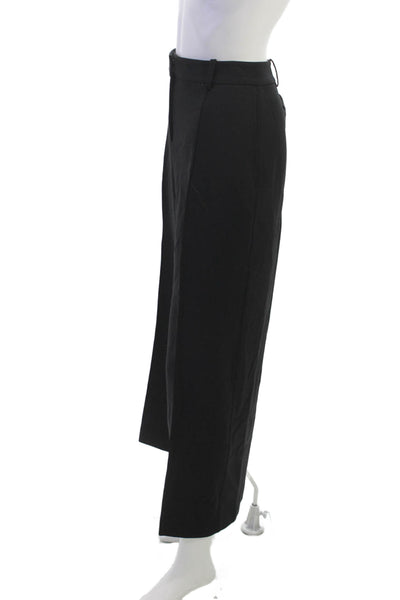 Lafayette 148 New York Women Dress Pants Black Wool Size 12