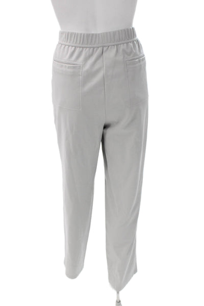 Lafayette 148 New York Women Dress Pants Gray Modal Pull On Size L