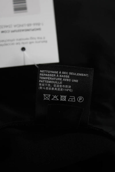 Lafayette 148 New York Womens Dress Pants Black Acetate Zip Solid Size 12