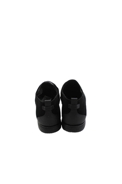 Cole Haan Womens Suede Quilted Texture Slide On Loafer Flats Black Size 10 B