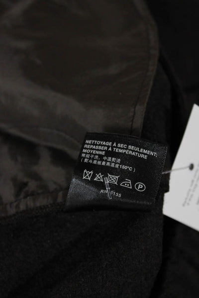 Lafayette 148 New York Womens Dress Pants Gray Wool Pull On Size L
