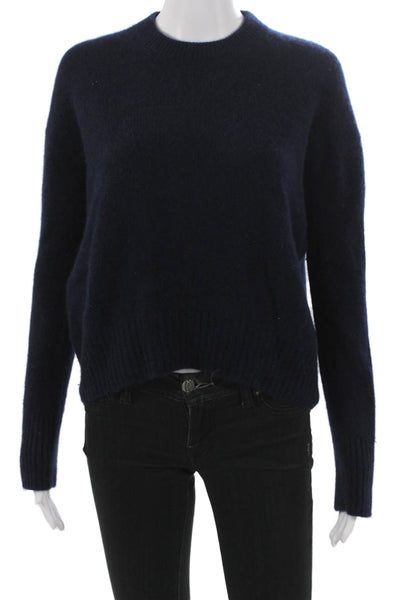 Banana Republic Womens Cashmere Crew Neck Pullover Sweater Blue Size XS