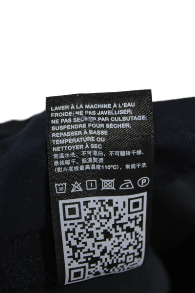 Lafayette 148 New York Women Blue Cotton Dress Pants Solid Size 12