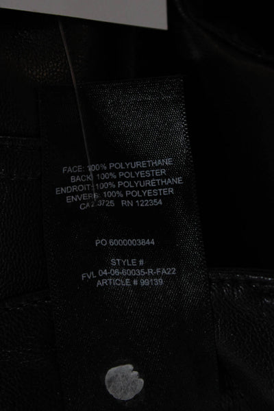 Wilfred Women Capri Pants Black Polyurethane Zip Inseam 21 Size 00