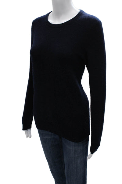 C by Bloomingdales Women Pullover Cashmere Crew Neck Blue Size M