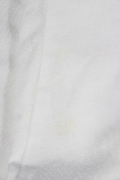 Marc Jacobs Girls Cotton Graphic Crew Neck Long Sleeve T-Shirt White Size 3