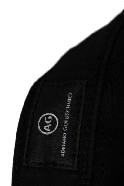 AG Adriano Goldschmied Womens Skinny Black Mid Rise Jeans Size 28