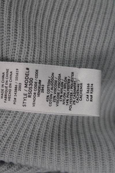 Splendid Womens Blue Cotton Striped V Neck Long Sleeve Cardigan Size S