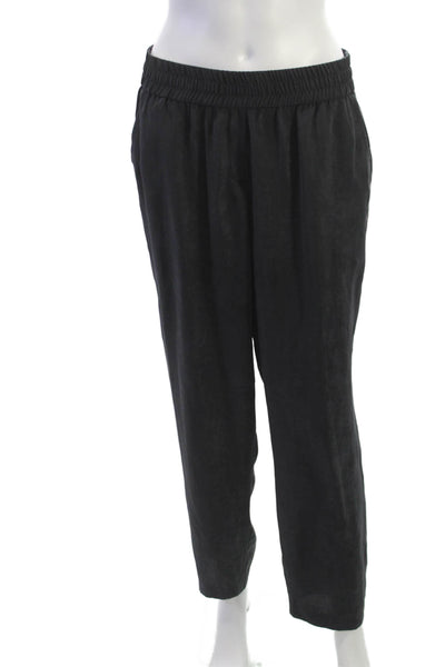 Drew Women Sweatpants Black Polyester Pull On Inseam 24 Size M