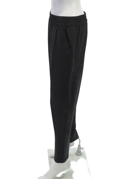 Drew Women Sweatpants Black Polyester Pull On Inseam 24 Size M