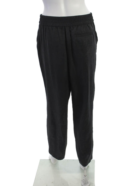 Drew Women Sweatpants Black Polyester Pull On Inseam 24 Size M