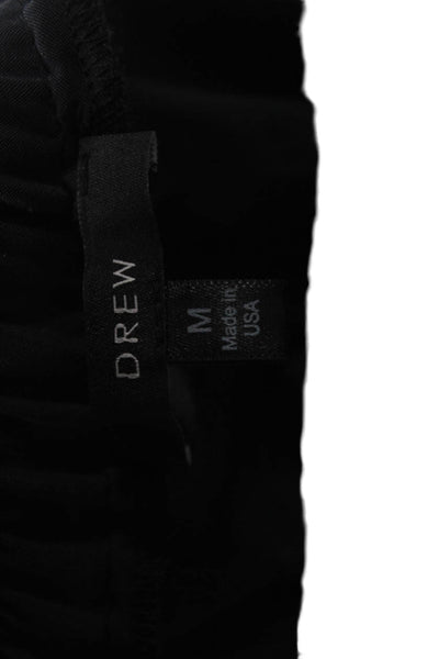 Drew Women Sweatpants Black Polyester Pull On Inseam 24 Size M